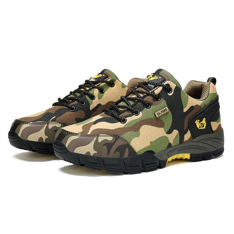 Unisex Low-Cut Hiking Shoes Breathable Canvas Outdoor Trekking Sneakers Men Women Fall Winter