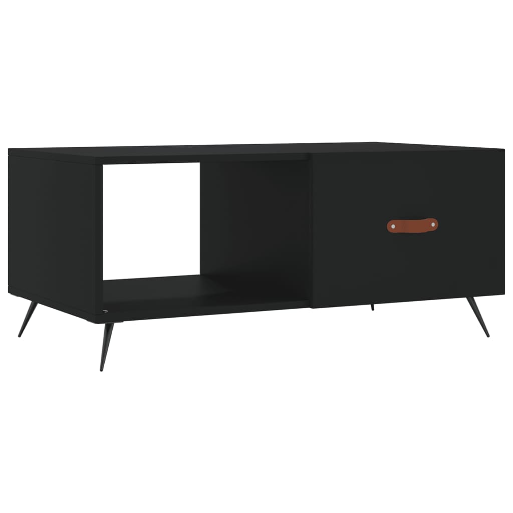 Black Coffee Table 90 x 50 x 40 cm Particleboard