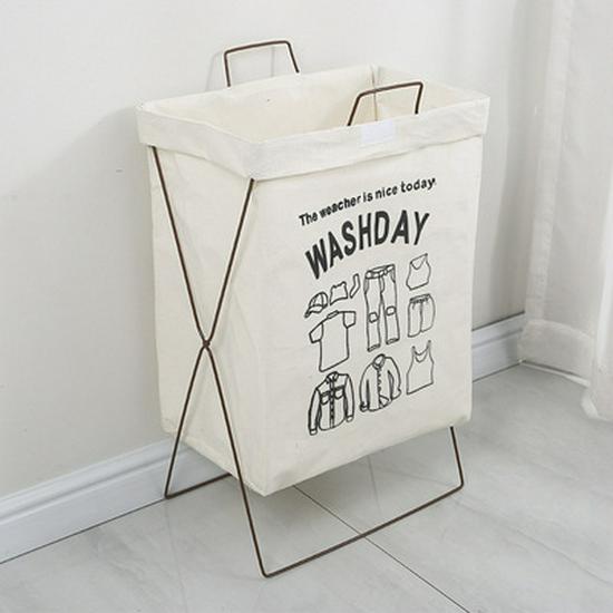 Large Waterproof Japanese-Style Foldable Fabric Laundry Hamper