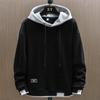 2026 Men's Korean-Style Hooded Sweatshirt: Loose Casual Two-Piece Streetwear Jacket.