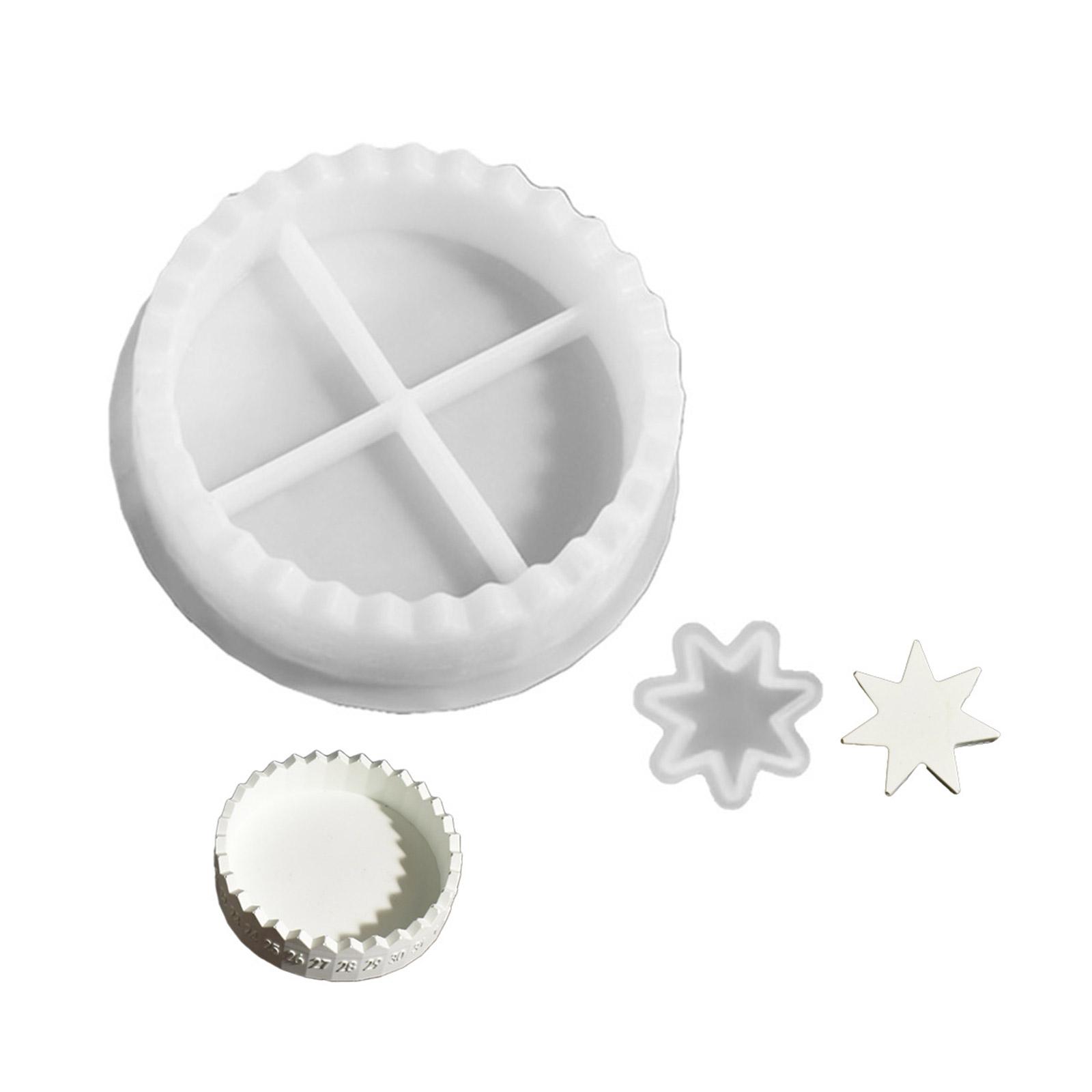 

Soft Silicone Molds Easy Releasing Moulds Creative Star Shape Candle Bases Molds Perfect for Projects and Home Use