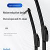 Frameless Multifunctional Car Wiper Blade with Replaceable Buckle Connector and Silent Operation