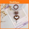 Melad Asymmetrical Cookie Bear Earring Set With Heart Charm For Women And Teens