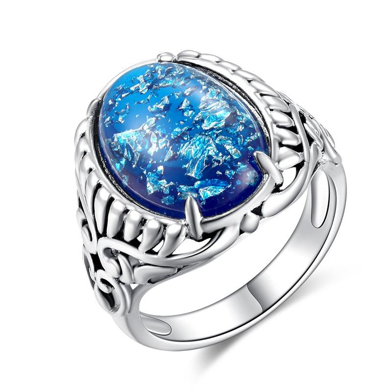 Popular Court Vintage Ring Female Symphony Opal Ring