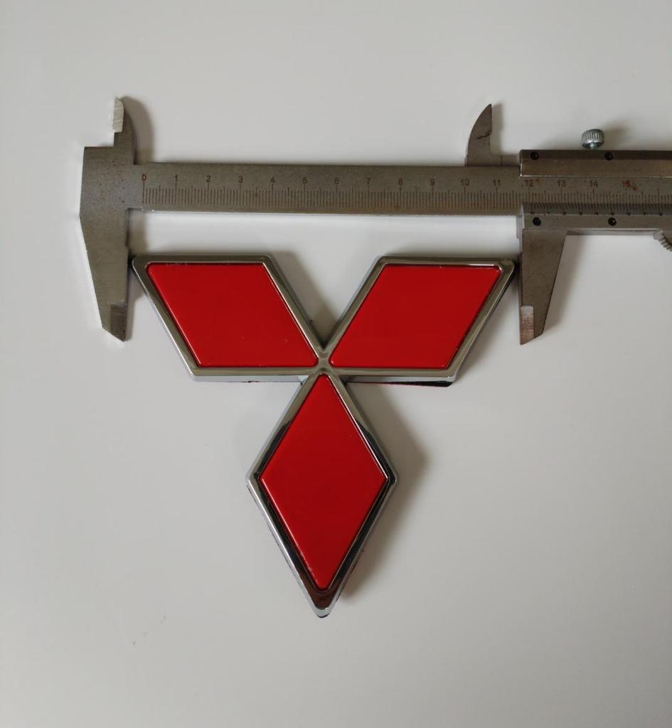 Mitsubishi Emblem Stickers for Lancer, EX Lingyue, Lingpai, Outlander: Front, Rear, and Steering Wheel