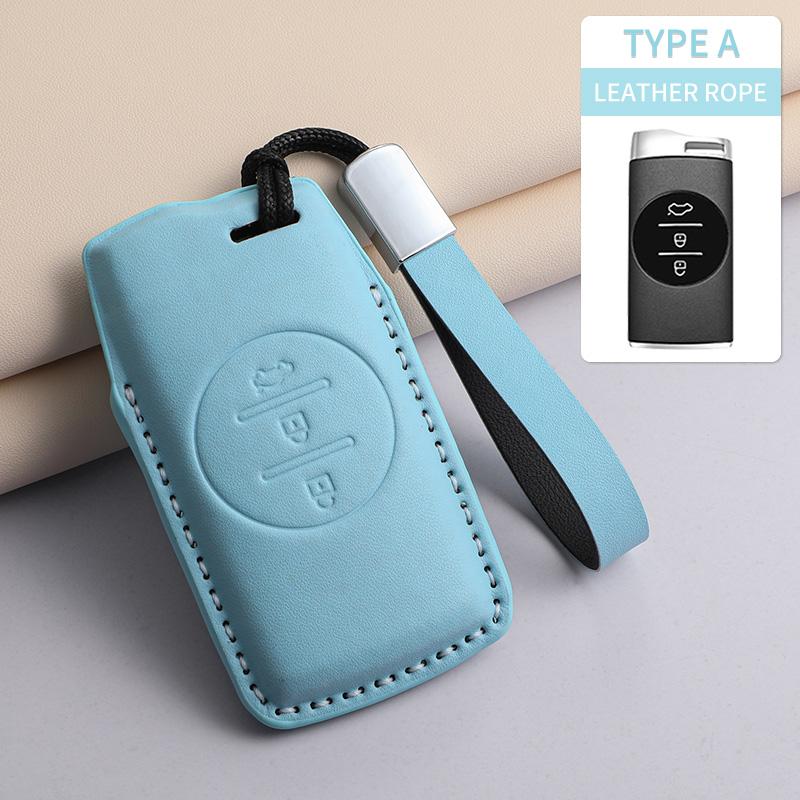 For Chery Tiggo 5 7 8 Tiggo 8 3x Arrizo 5 6 Pro Gx 5x EQ7 Jaecoo J7 7 J8 Omoda 5 C5 PU Car Keychain Shell Holder Car Accessories