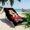 Mafalda Print Beach Towel, Large Soft Quick Dry Towel for Beach Camping Swimming