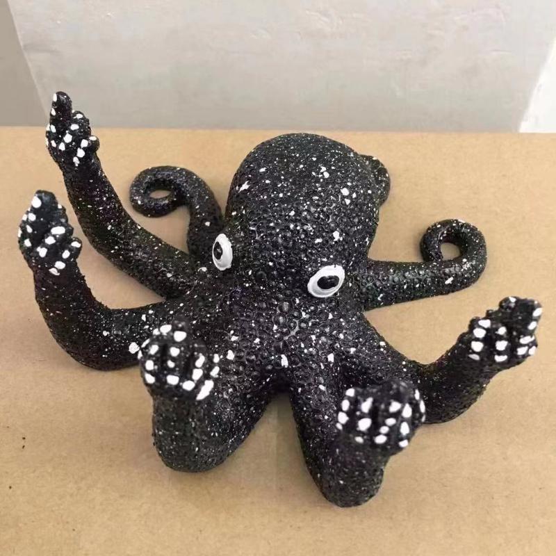 Arg Bläckfisk Arg Bläckfisk Kreativ Dekorativ Skulptur Harts Hantverk Ornament