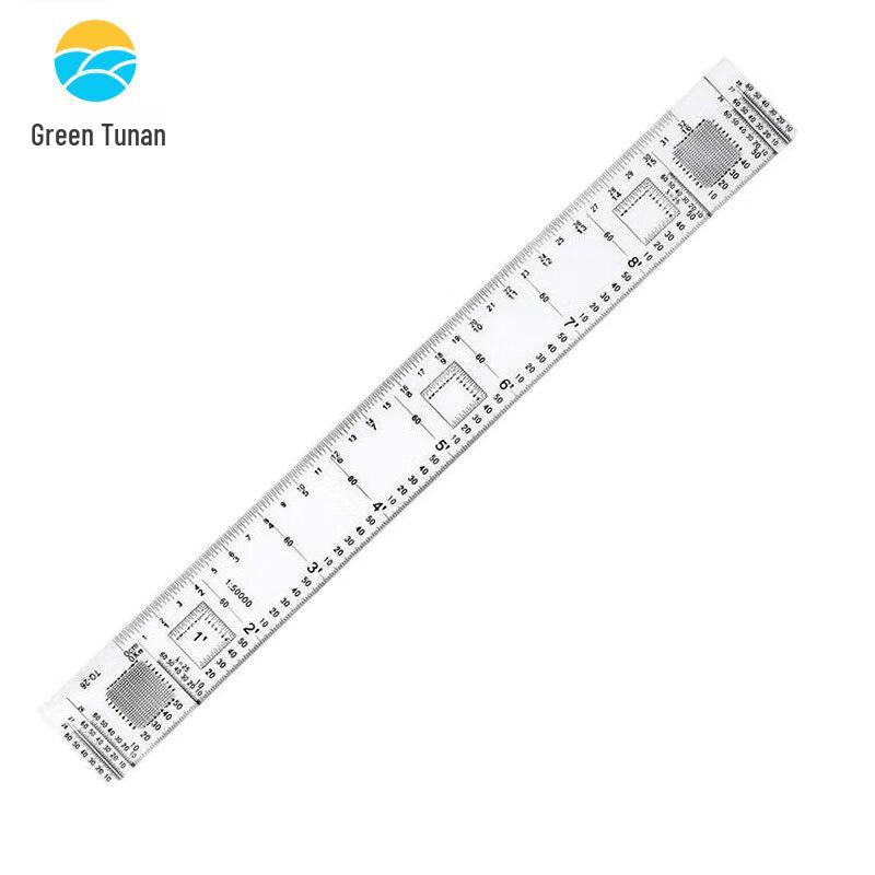 Tu Nan 49cm High-Precision Latitude & Longitude Drafting Ruler