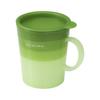 Puretime Antibacterial Float Cup with Lid (Green), 250ml, Dishwasher and Microwave Safe