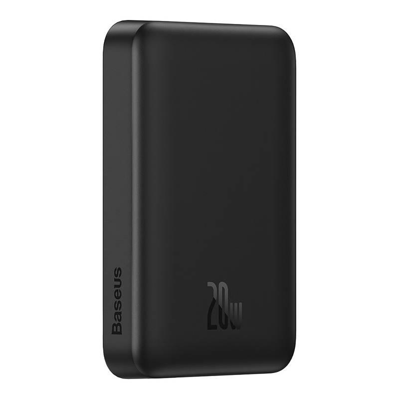 Magnetic Power Bank Baseus Magnetic Mini 10000mAh, USB-C 20W Magsafe (Black)