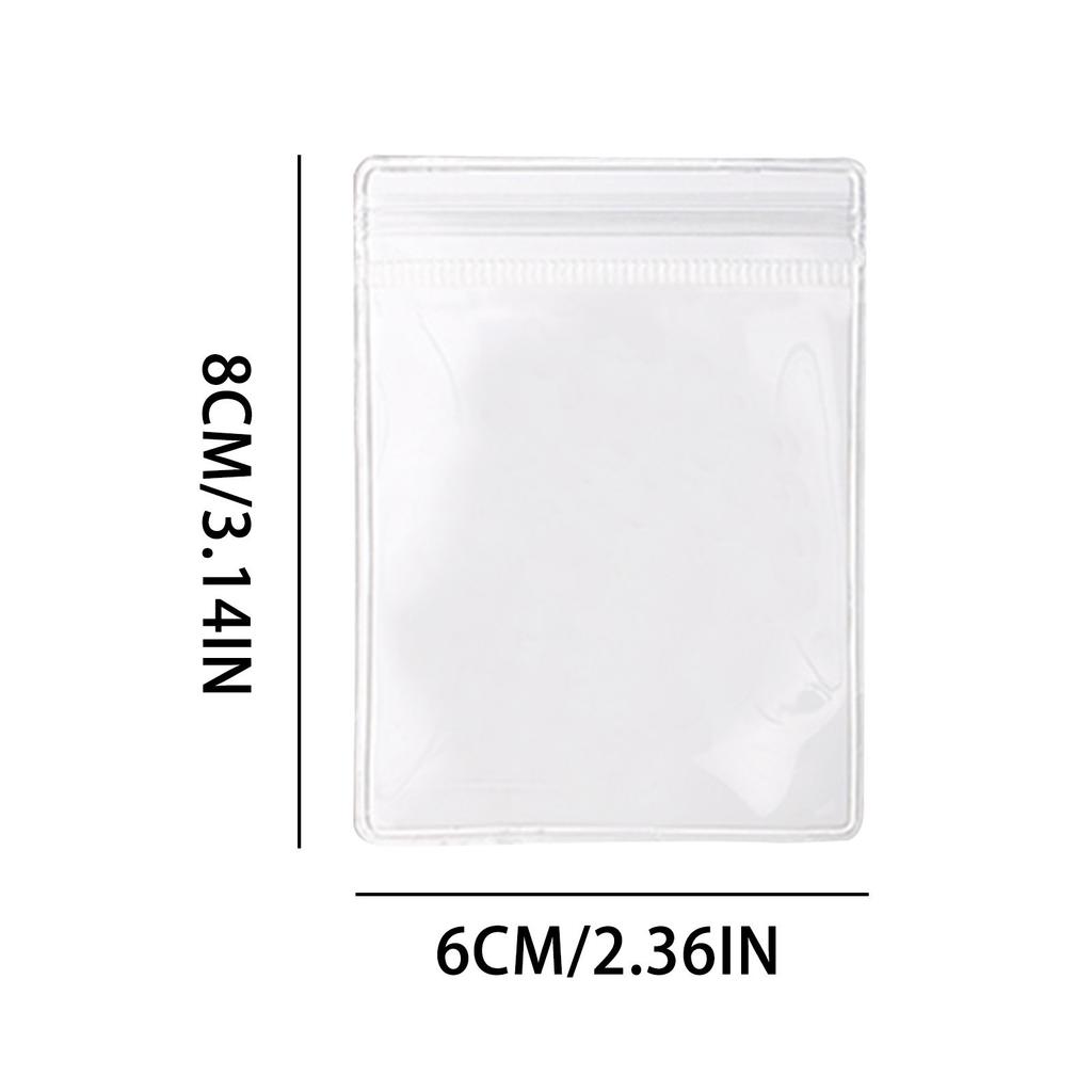 Transparent Storage Bag Earrings Necklace Hand Jewelry Box Portable Earrings Ring Storage Bag