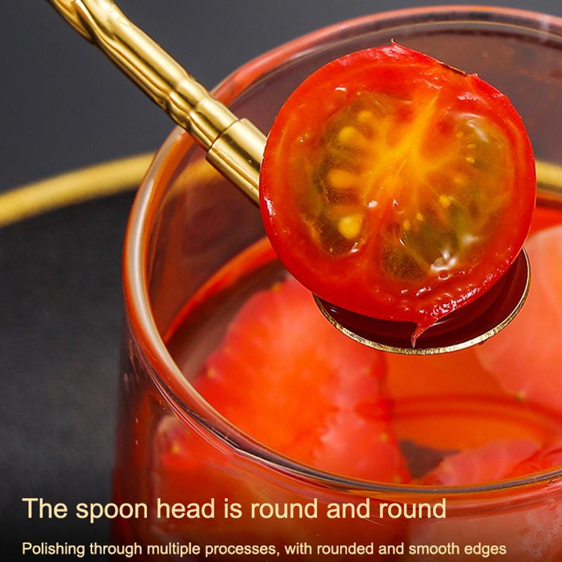 Stainless Steel Straw Mixing Spoon, Straw Spoon Integrated Dual-Use Creative Metal Drinking Tube Spoon