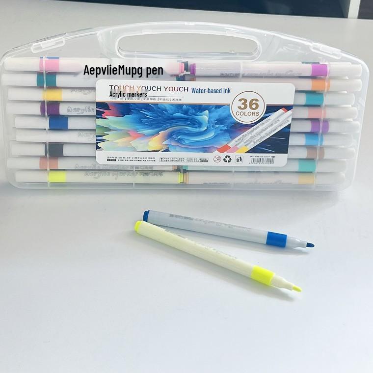 Acrylic Markers: 12, 48, 60, 80 Water-Based Colors for Student Art, Anime, Hand-Painting, Coloring, and Doodling.