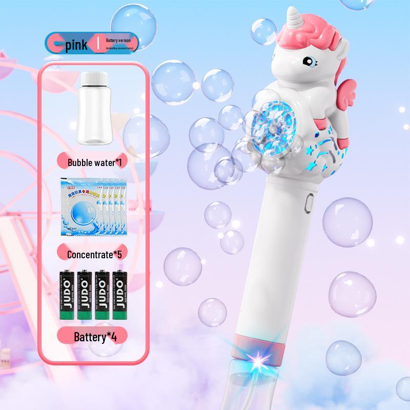 Capybara Bubble Wand: Automatic Light-Up Bubble Gun for Outdoor Parent-Child Fun