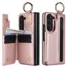 PU Leather Phone Case for Samsung Galaxy Z Fold 7 6 5 4 3 Wallet with Ring Card Holder (no Pen)