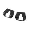 Carbon Fiber Style Door Lock Cover Buckle Trim For Chevrolet Corvette C6 2005+