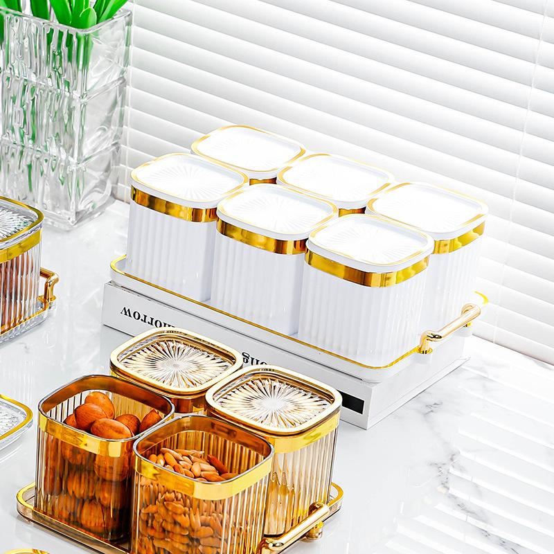 Sealed Tank, Grain Storage Box, Transparent Plastic Small Jar, Food Jar, Kitchen Food Grade Grain Storage Box