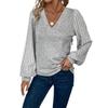 2025 Spring Women's Solid Color Patchwork Collar Pullover