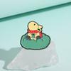 Rabbit Knitting Sleeping Enamel Pins Coffee Bunny Brooches Lapel Badges Cartoon Cute Animal Jewelry Gift for Friends