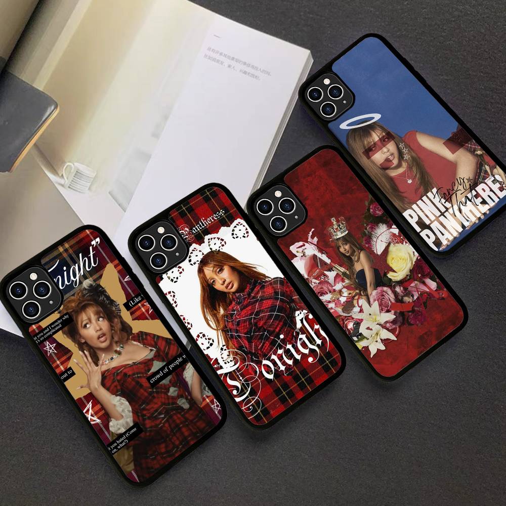 Singer Pinkpantheress Phone Case Wireless Charging PC+TPU For IPhone 11 12 13 14 15 16 17 Pro Max Plus Case