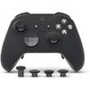 eXtremeRate 6 in 1 Metal Replacement Thumbsticks for Xbox Elite Series 2 Controller, Metallic Black Swappable Magnetic Analog Stick Joystick Caps for