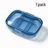 Compact Moisture-Proof Medicine Box: Portable, Compartmentalized Pill Case for Three Meals Daily