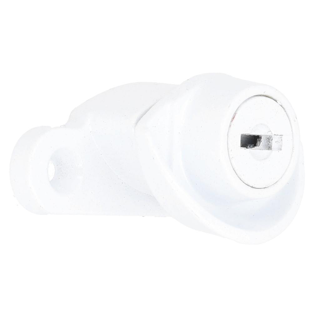 Fenstersicherung Kindersicherung Sicherheitsschloss Weiß Einbruchschutz Flügelverschluss Zinklegierung Schiebetürschloss