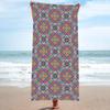 75x150cm Boho Ethnic Geometric Beach Towel Microfiber Aztec Mandala Print Bath Towel Quick Dry Soft Absorbent for Swimming Pool