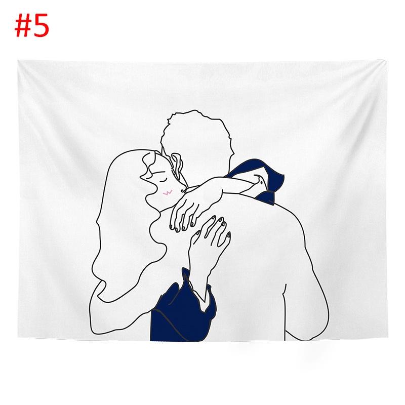 Гобелен настенный фон художественная ткань спальня гостиная домашний декор 100x75cm — фото 12