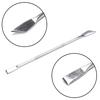 1Xnail Cuticle Remover Skin Cleaner Stainless Double Sided Spoon Pusher Art Tool