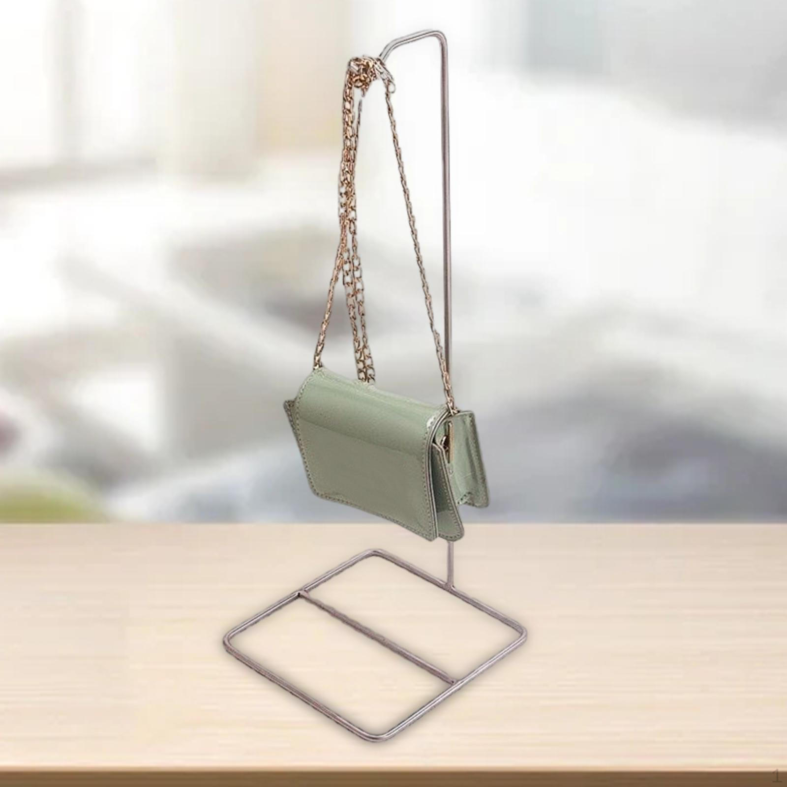 

Metal Purse Display Stand, Underwear Rack Jewelry Hanger Retail Supplies Countertop Simple Shoulder Single Hook