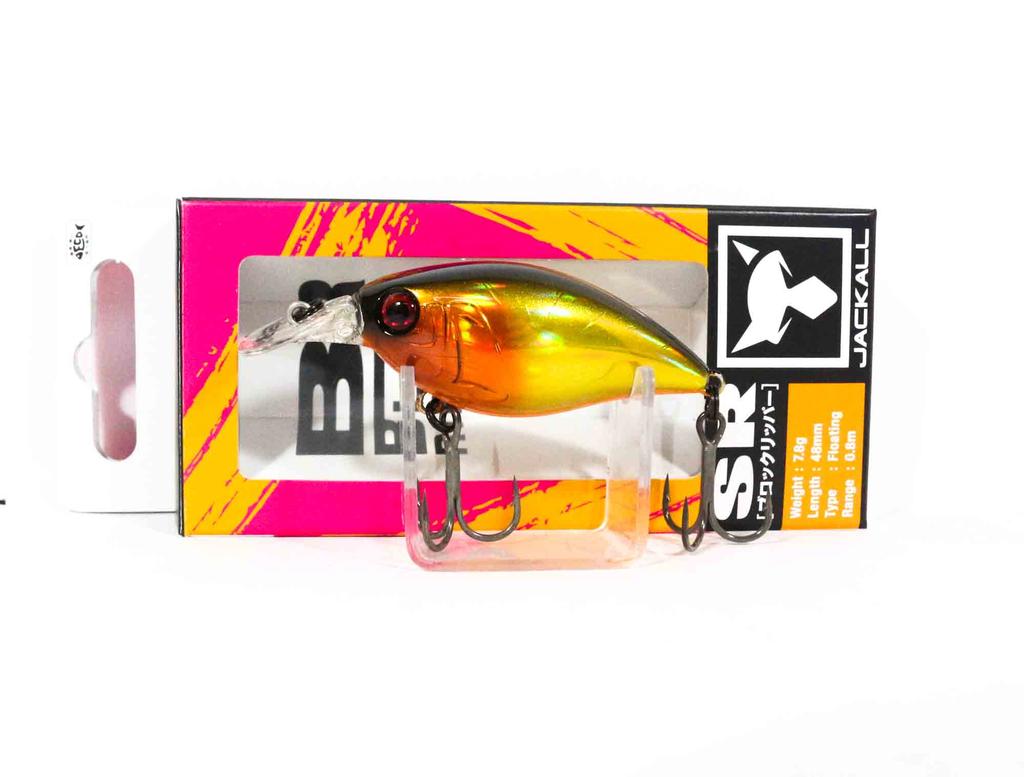 Jackall Block Ripper 48 SR Floating Lure Double Clutch Gold Black (0225)
