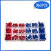 360Pcs/Box Red & Blue Pre-insulated Spade Crimp Terminals, Bullet Quick Connect Wire Connectors