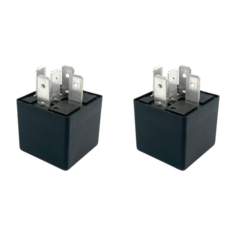

2Pcs High Power Relays 12V 40A 5 Terminals Car Automotive Relays for Starter Circuit Control Electrical Equipment 1