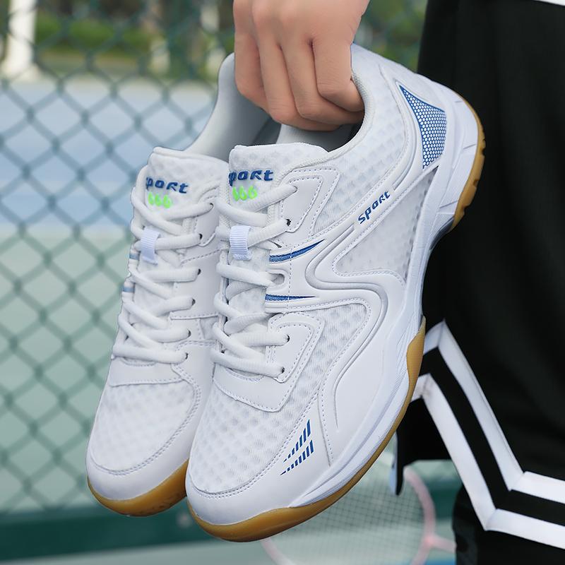 Men's Mesh Breathability Ultra -lightweight Badminton Shoes Tennis Shoes Golf Men's Table Tennis Shoes