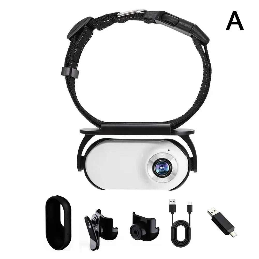 

Cat Camera Pet Collar Action Camera Lightweight 0.96in Full Digital HD Rechargeable for Cat Outdoor Wide-angle Records Video