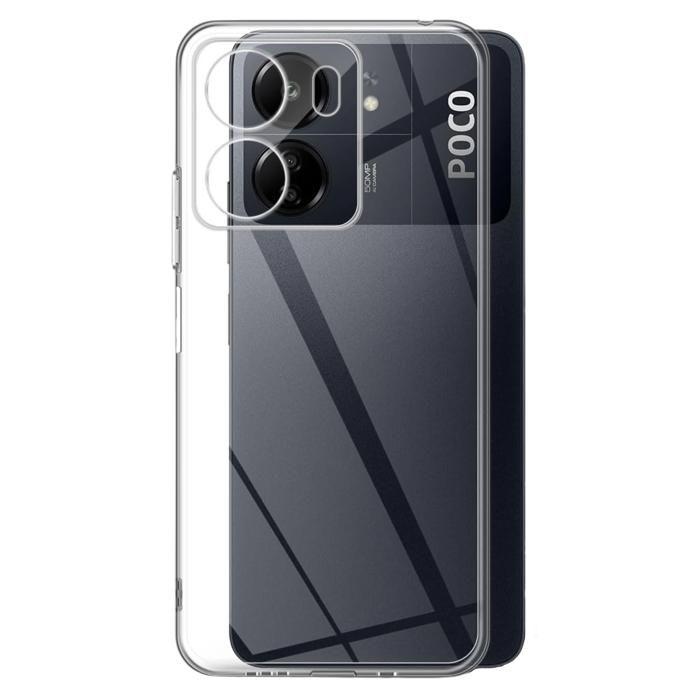 Case - Phonillico® - Xiaomi Poco C65 - Silicone Gel TPU - Ultra Thin - Transparent