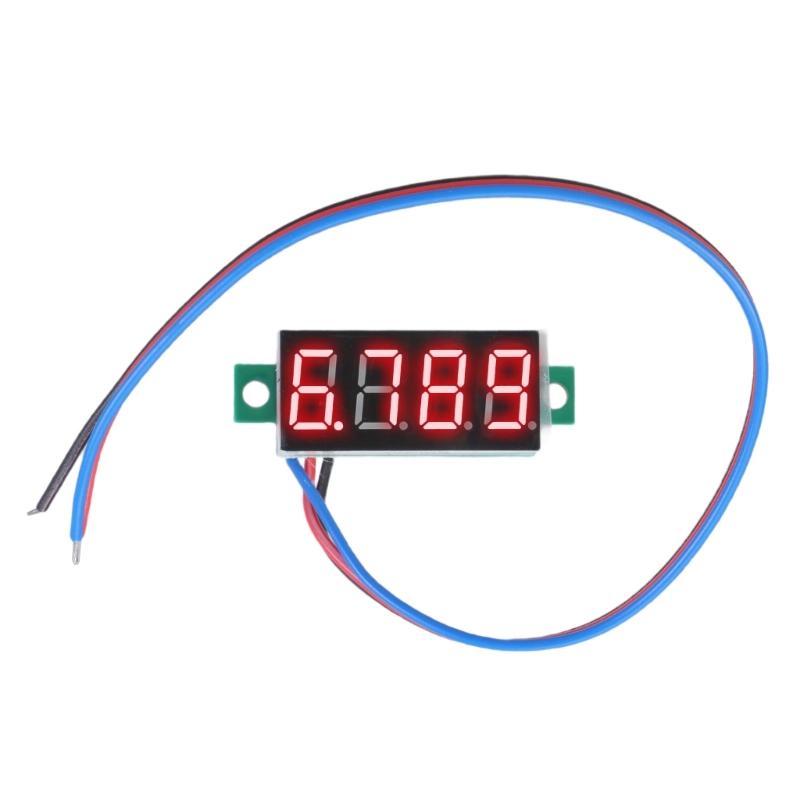 

Versatilitys Digital Voltmeter LED Panel Meter DC0-100V 3 Wire Connection For Accurate Voltages Measurement Tool