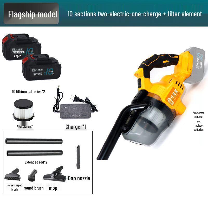 High-Power Wireless Auto & Home Vacuum Cleaner - Strong, Automatic Dust Collector