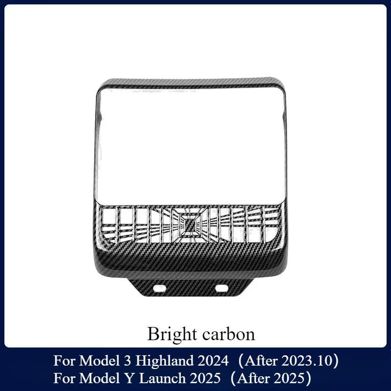 Air Conditioning Outlet Frame for Tesla Model 3 Highland Model Y Launch Rear Air Outlet Anti Kick Protective Cover Accessories