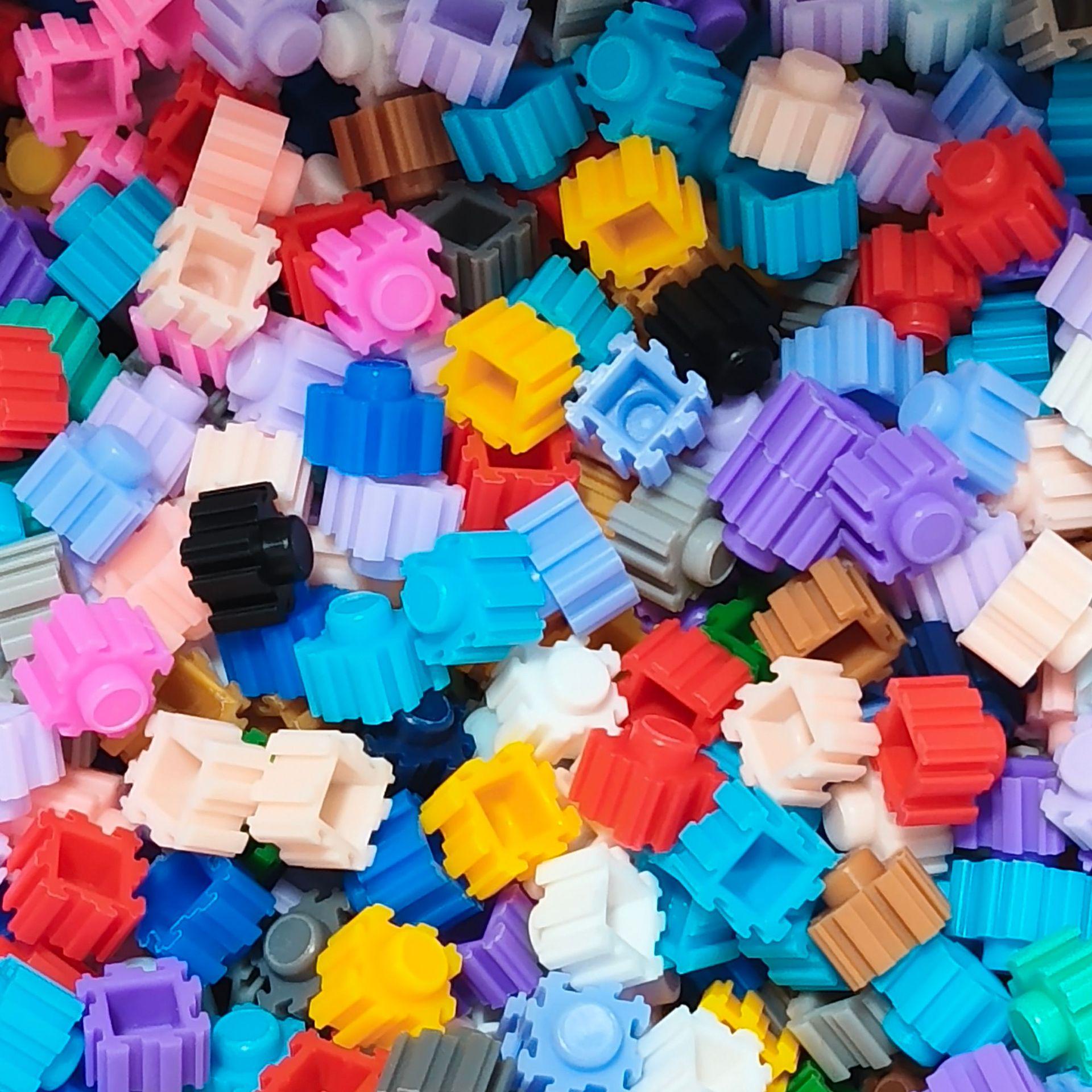 8mm Particle Bricks for LEGO: Kids Educational DIY Assembly Toys