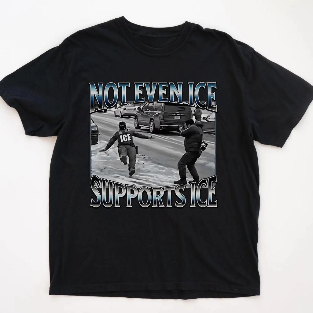 Not Even Ice Supports Ice Cotton Unisex Shirt Abolish ICE Justice for Renee Protest Shirt Pro Democraty ShirtSocial Justice