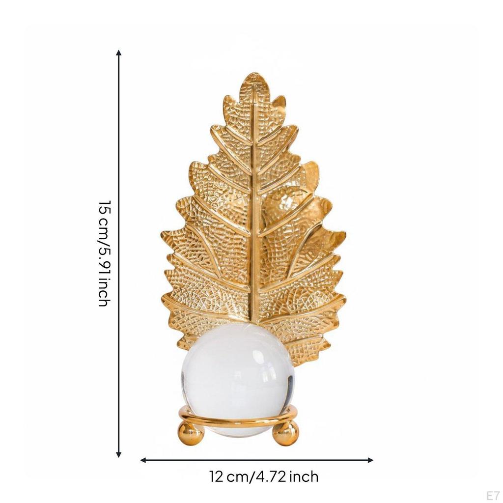 Desk Decor Elegant Luxury Sculpture Gift Idea Flower Ornament for Living Room, Cabinet,