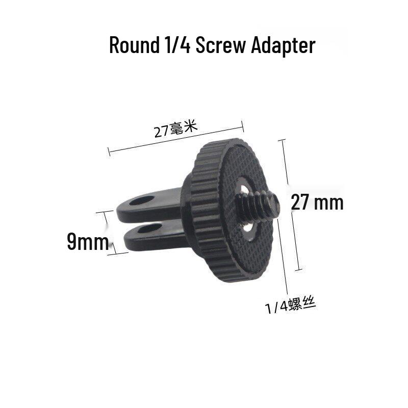 Selfie Stick Adapter for Sport Camera Tripod with 1/4" Screw Base