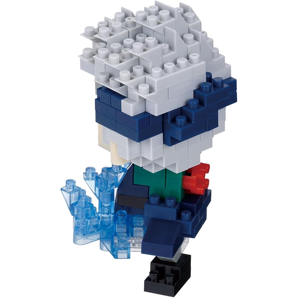 Kawada Nano Block Naruto Shippuden Hatake Kakashi Building Set 3x10.5x18cm Ages 12 and Up