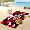 Athletic Bilbao Football Print Beach Towel, Large Soft Quick Dry Towel for Beach Camping Swimming