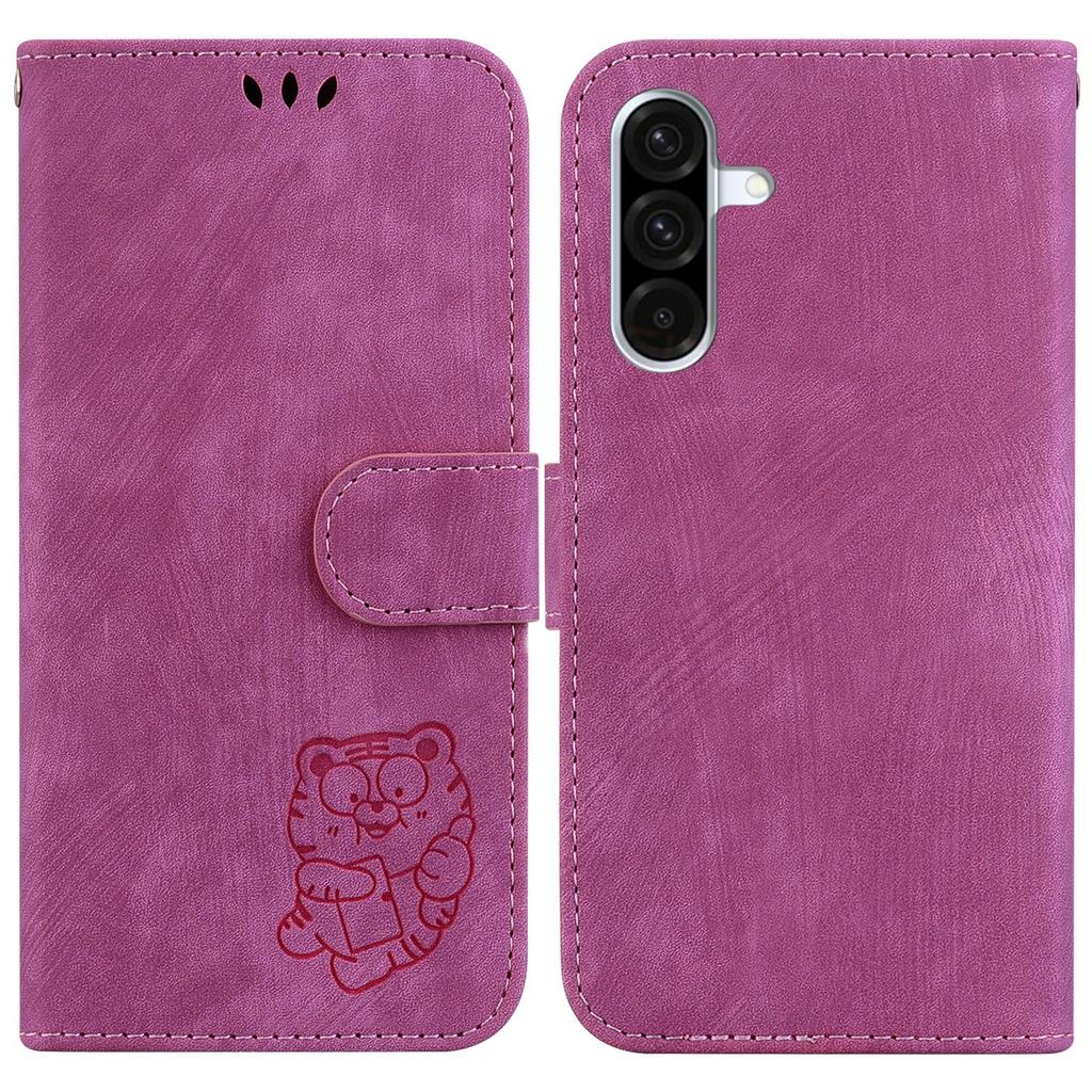 For Samsung Galaxy A17 5G/A17 4G/A26 5G Wallet Case Tiger Imprint Leather Shockproof Phone Cover