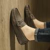 Leather Mens Loafers Leisure Walk Male Casual Shoes Moccasins Breathable Sneakers Men Driving Shoes Comfort Boat Flats