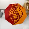 Galatasaray Fashionable Automatic Opening/Closing Folding Umbrella. Portable and Foldable, Ideal for Gift, Travel, and Daily Use.